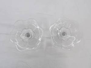 lot 552 image: Vintage Etched Canterbury Style Compotes 5.25 tall