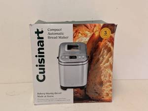 lot 21 image: CUISINART COMPACT AUTOMATIC BREAD MAKER