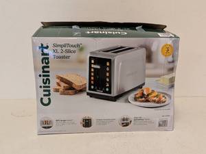 lot 30 image: CUISINART SIMPLITOUCH XL 2-SLICE TOASTER