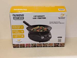 lot 39 image: NEW NUWAVE HOT WOK INDUCTION COOKTOP