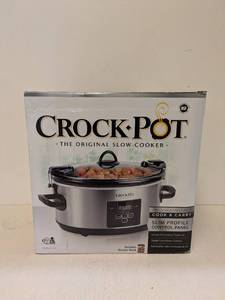 lot 40 image: NEW CROCKPOT THE ORIGINAL SLOW COOKER