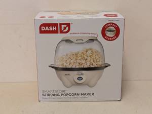 lot 12 image: NEW DASH SMARTSTORE STIRRING POPCORN MAKER