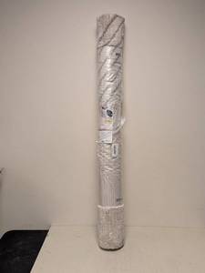 lot 135 image: NEW PROJECT 62 AREA RUG (5x7) CREAM LINE GEO