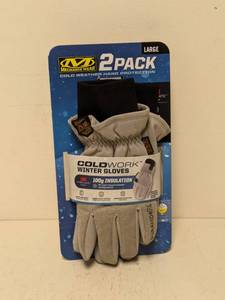 lot 168 image: NEW MECHANIX WEAR COLD WEATHER WINTER GLOVES LARGE