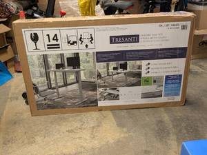 lot 191 image: TRESANTI  ADJUSTABLE HEIGHT DESK