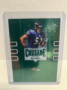 lot 26 image: 2005 Leaf Crusade Ray Lewis #750