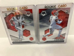 lot 36 image: 2021 Mosaic JaMarr Chase Rookie Cards