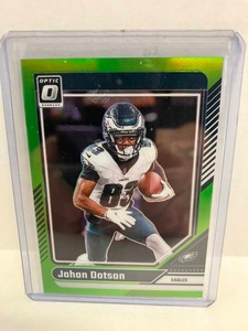 lot 49 image: 2024 Optic Lime Green Prizm Jahan Dotson