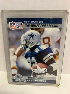 lot 71 image: 1990 Pro Set Emmitt Smith Rookie