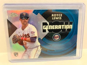 lot 102 image: 2022 Topps Chrome Royce Lewis RC