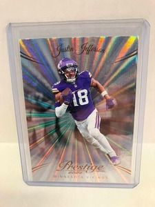 lot 105 image: 2024 Prestige Justin Jefferson Xtra Points