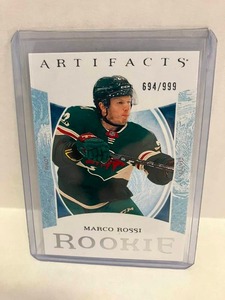 lot 106 image: 2022-23 UD Artifacts Marco Rossi RC #999