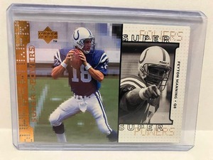 lot 114 image: 1998 UD Super Powers Peyton Manning RC