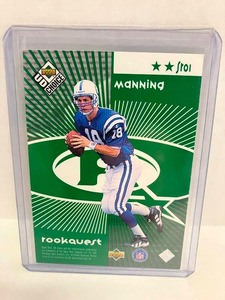 lot 115 image: 1998 UD Choice Peyton Manning (Rookie)  John Elway