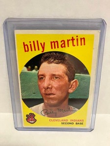 lot 116 image: 1959 Topps Billy Martin
