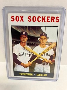 lot 117 image: 1964 Topps Yastrzemski  Schilling