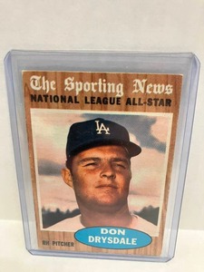 lot 120 image: 1962 Topps Don Drysdale