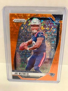lot 128 image: 2024 Prizm Disco Joe Milton III RC