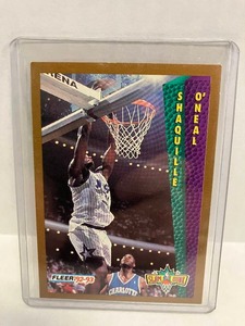 lot 134 image: 1992-93 Fleer Slam Dunk Shaquille ONeal RC
