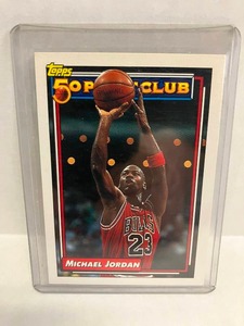 lot 135 image: 1992-93 Topps Michael Jordan
