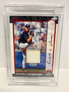 lot 136 image: Randy Johnson Jersey Fusion Game Used Swatch