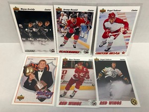 lot 144 image: 1992 Upper Deck Wayne Gretzky and Stars