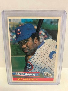 lot 158 image: 1984 Donruss Joe Carter RC