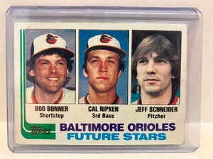 lot 160 image: 1982 Topps Cal Ripken Jr. RC