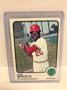 lot 178 image: 1973 Topps Lou Brock