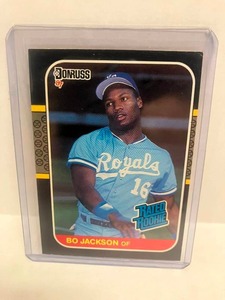 lot 187 image: 1987 Donruss Bo Jackson Rated Rookie