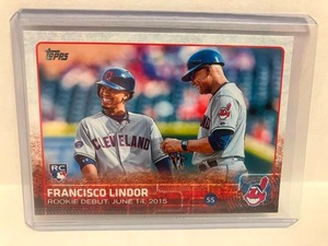 lot 189 image: 2015 Topps Update Francisco Lindor RC