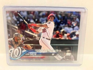 lot 190 image: 2018 Topps Update Juan Soto RC Debut