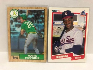 lot 192 image: Mark McGwire and Sammy Sosa RCs