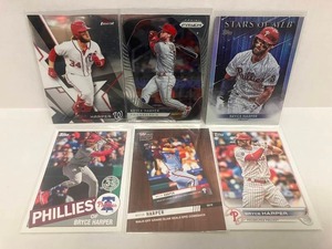 lot 194 image: Bryce Harper - Topps Finest, Prizm, Topps
