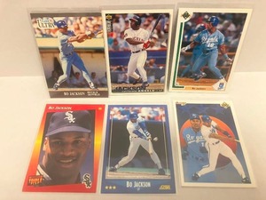 lot 198 image: Bo Jackson - UD, Collectors Choice, Score, Fleer Ultra