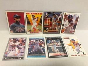 lot 208 image: Kirby Puckett - Upper Deck, Pinnacle, Donruss, Fleer Ultra, Score