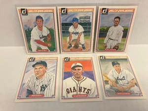 lot 219 image: 1983 Donruss HOF Heroes - Six Cards