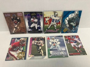 lot 224 image: Deion Sanders - Eight Cards
