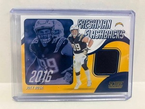 lot 9 image: Joey Bosa Player Worn Jersey Card