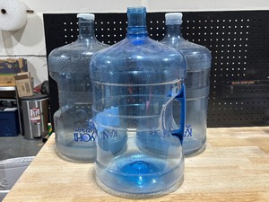 lot 27 image: 3 Five Gallon Water Bottles