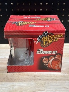 lot 34 image: Winners Circle NASCAR 4 Piece Glassware Set
