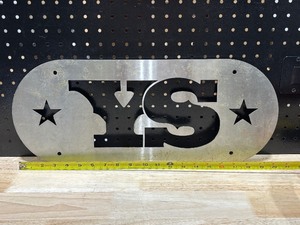lot 37 image: Metal YS Sign
