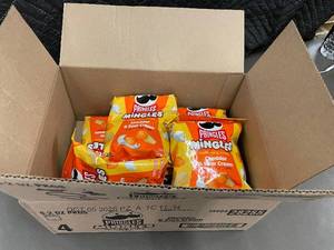 lot 96 image: Pringles Mingles Cheddar & Sour Cream Snacks, 6-Pack, 2 oz Bags (Exp 102025)