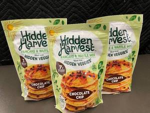 lot 117 image: WY 1 - Hidden Harvest Pancake & Waffle Mix - Chocolate Chip 3-Pack