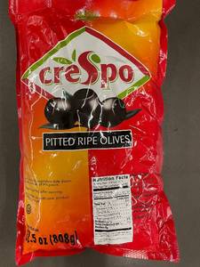 lot 190 image: Trol - Pitted Ripe Olives - Crespo (28.5 oz)