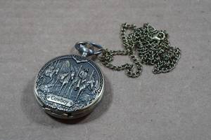 lot 107 image: Vintage Look Cowboy Pocket Watch