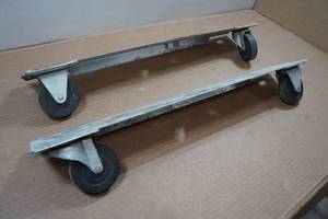 lot 123 image: Pair of Caster Plates