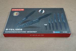lot 141 image: Evryealth 6 Piece Kitchen Knife Set