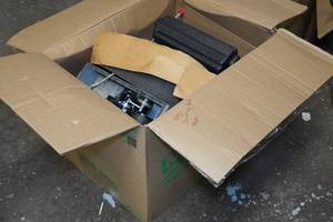 lot 207 image: Assorted Hardware - Tape, Organizers, Binoculars