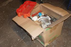 lot 217 image: Assorted Tools - Organizers, Wrenches, Clamps, Bits